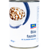 ARO Fazole bílé ve slaném nálevu 400g