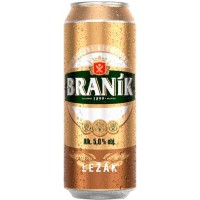 Braník Ležák 12 světlé pivo plech 500ml