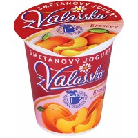 ValMez Jogurt smetanový broskev 150g