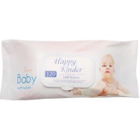 HAPPY KINDER Vlhčené ubrousky s uzavíratelným ...