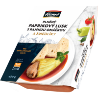Hamé Paprikový lusk s rajskou omáčkou a knedl...