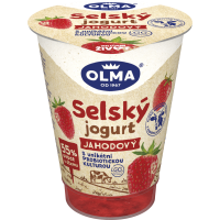 Olma Selský jogurt jahoda 180g
