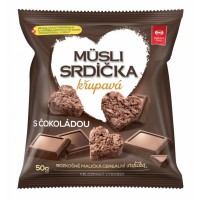 Müsli srdíčka s čokoládou 50 g