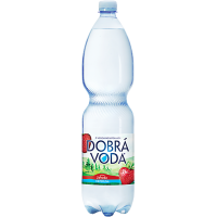Dobrá voda Neperlivá s příchutí jahoda 1,5l