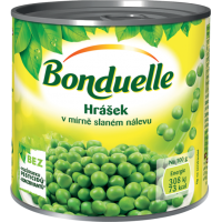 Bonduelle hrášek mírně slaný nálev 400g