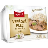 Apetit Vepřová plec na houbách s rýží 510g