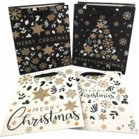 Vánoční dárková taška 18x21x8cm