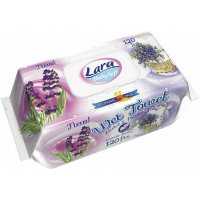 Lara vlhčené ubrousky lavender 120ks