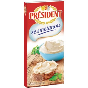 Président Tavený sýr se smetanou 150g