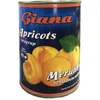Giana kompot Meruňky ve sladkém nálevu 410g