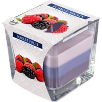 BISPOL svíčka ve skle Tříbarevná Forest Fruit...