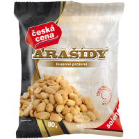 Česká cena Arašídy pražené solené 80g