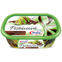 Prima pistáciová zmrzlina s čokoládovým toppi...