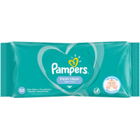 Pampers vlhčené ubrousky fresh clean 52ks