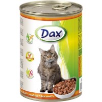 Dax konzerva pro kočky drůbeží 415g