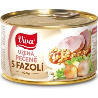Viva uzená pečeně s fazolí 400g