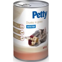 PETTY konzerva s Rrybou pro kočky 415g