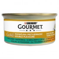 GOURMET Gold Double Pleasure s králíkem a játry...