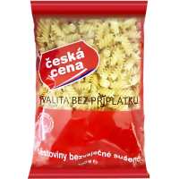 Česká Cena Těstoviny Vřetený Fusilli 400g