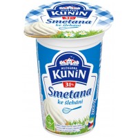 Mlékárna Kunín smetana ke šlehání 31% 200g