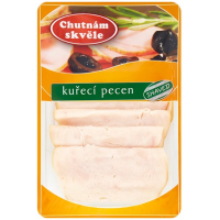 Chutnám skvěle Kuřecí pecen plátky  100g