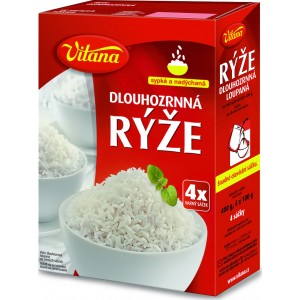 Vitana Rýže dlouhozrnná 4 x 100g
