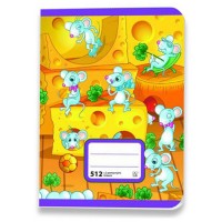 Školní sešit P A5, 10listů, linka 16mm, 2 pomo...