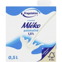 Pragolaktos Mléko trvanlivé 1,5%  0,5L