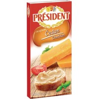 Président Tavený sýr se sýrem Cheddar 150g