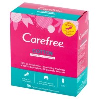 carefree cotton vložky 56ks