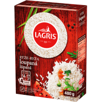 Lagris Rýže dlouhozrnná 4 varné sáčky 480g
