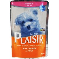 Plaisir Dog kaps kuřecí puppy 100g