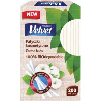 Tyčinky Velvet vatové 200ks