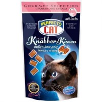 Perfecto Cat plněné polštářky losos k 50g