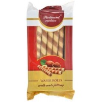 Piedmont Cookies trubičky s oříškovou náplní...