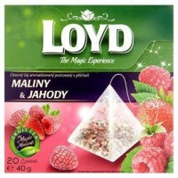 Loyd Tea čaj v pyramidovém sáčku malina a jaho...