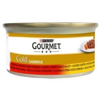 Gourmet Gold konzerva 85g hovězí+kuřecí v raj...
