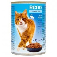 Reno konzerva kousky rybí pro kočky 415g