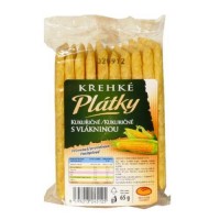 Křehké plátky kukuřičné s vlákninou 65g