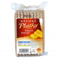 Křehké plátky sýrové 65g